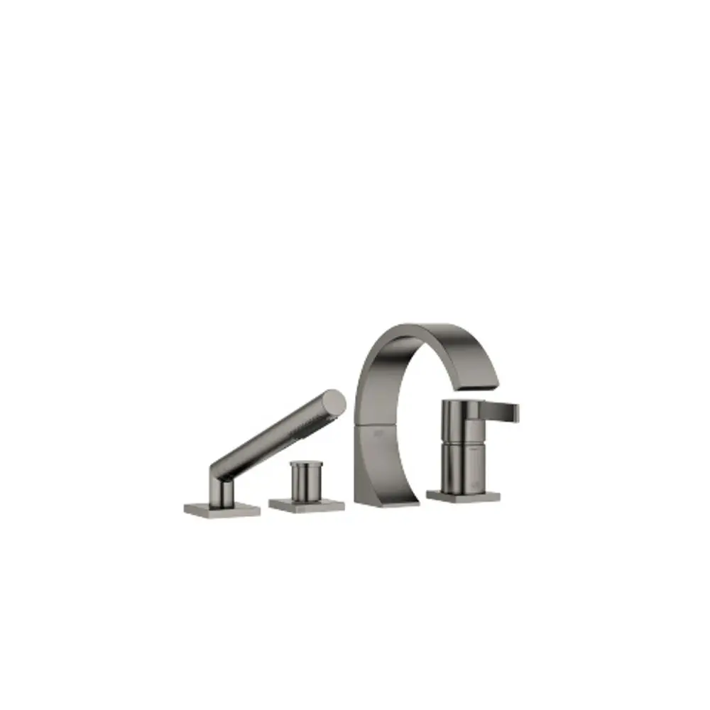 Dornbracht-CYO-Wannen-Vierlochbatterie-Ausladung 167mm-Dark Platinum gebürstet, 27632811-99 Galeriebild 1
